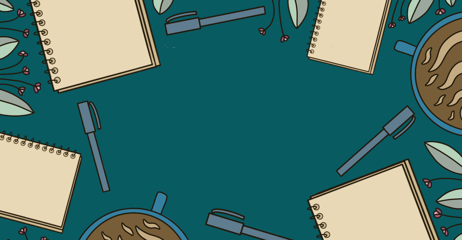 There's nothing better than writing in a cafe.